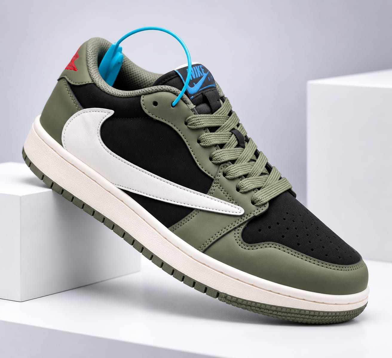 Travis Scott x Air Jordan 1 Low OG “Black Olive”